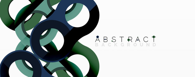 abstract geometric pattern with interlocking vector image