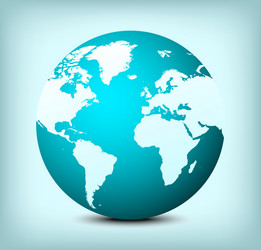 Globe of the world icon Royalty Free Vector Image