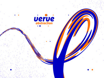abstract curve lines and fluid shapes background vector image