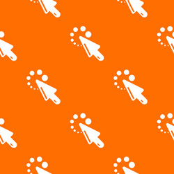 cursor loading pattern orange vector image
