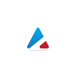 Abstract shape line circle logo Royalty Free Vector Image