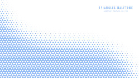 triangle halftone geometric pattern smooth curved vector image