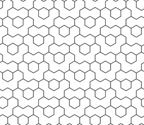 seamless abstract pattern with octagonal vector image
