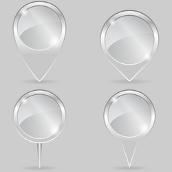 glass pointers vector