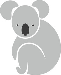 Cartoon koala bear Royalty Free Vector Image - VectorStock