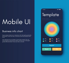 mobile application interface ui design vector