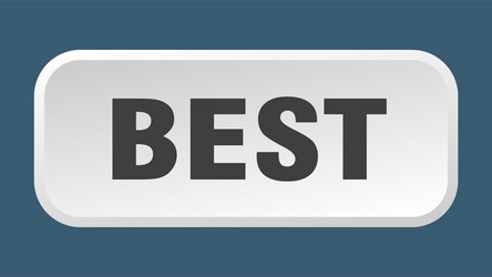 Best button square 3d push vector