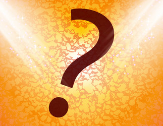 Question mark flat modern web button and space vector