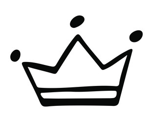 sketch crown simple graffiti crowning