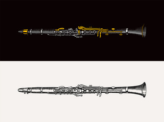 jazz flute classical wind Vector Image