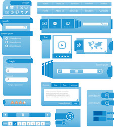 Website design template vector