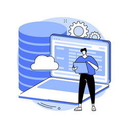 big data programming abstract concept vector image