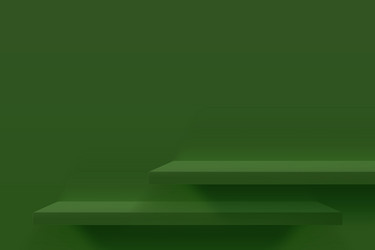 3d render pink empty shelf vector image
