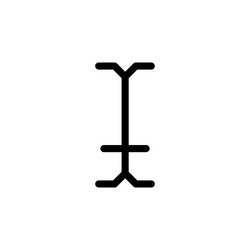 type text editor icon can be used for web logo vector image