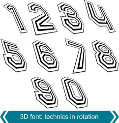 Trendy dimensional shift numbers with rotation vector