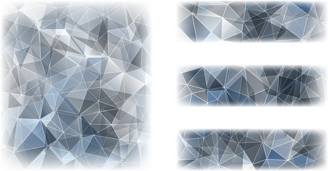 abstract geometric background with triangular poly vector image