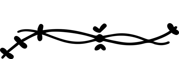 double curved lines intersect and intertwine vector image