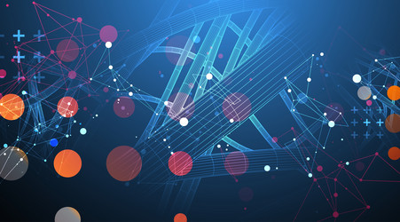 abstract background with a wireframe dynamic vector image