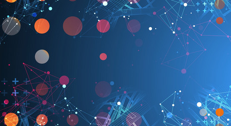abstract background with a wireframe dynamic vector image