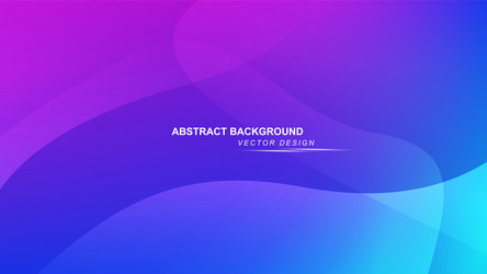 Abstract background with gradient curve shapes vector