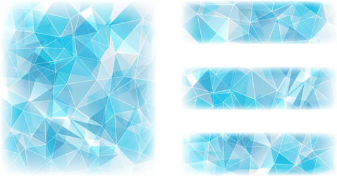 abstract geometric background with triangular poly vector