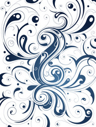 Intricate Swirl Pattern vector image