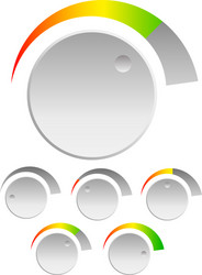 knob with level indicator adjust opacity mask vector