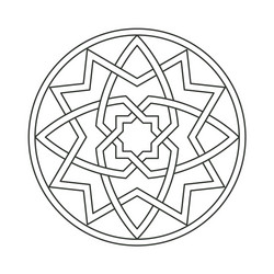 gothic ornament motif vector image