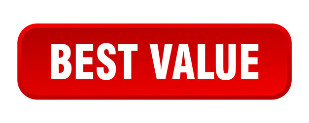 Best value button square 3d push vector