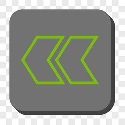 shift left rounded square button vector image