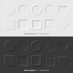 user interface elements for mobile app vector image