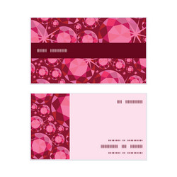 Ruby horizontal stripe frame pattern business vector