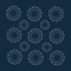 background of circular patterns elegant vector image
