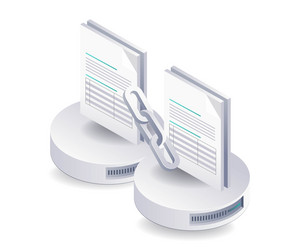 Data Integration & Database Connectivity vector image