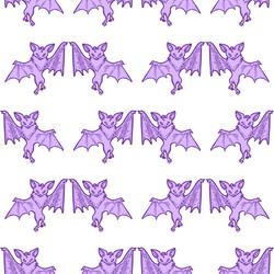 bat seamless pattern for print or web design vector image