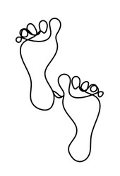 Footprint Sketch Vector Images (over 1,400)