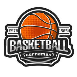 Basketball Emblem Template vector