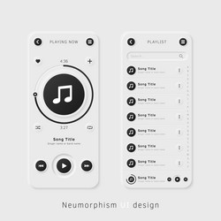 user interface elements for mobile app vector image