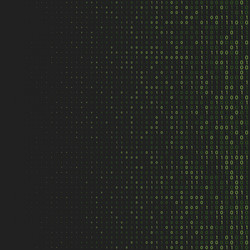 binary code halftone background zero and one vector image