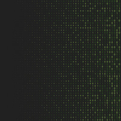 Binary code halftone background zero and one vector