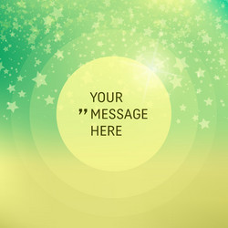 frame with place for text falling snow background vector image