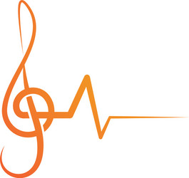 Music note icon vector