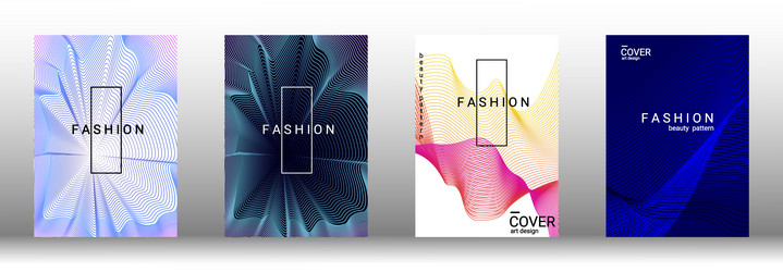 creative abstract design with smooth gradient vector image
