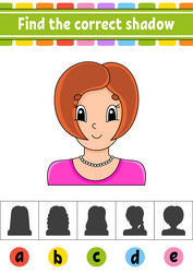 find the correct shadow education developing vector