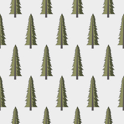 forest seamless pattern with various type vector image