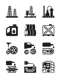 extraction processing and use of lubricants vector