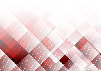 Geometric elements red color with dots abstract vector