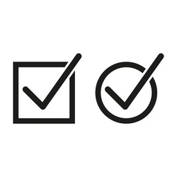 yes or no validation button icons stock image vector image