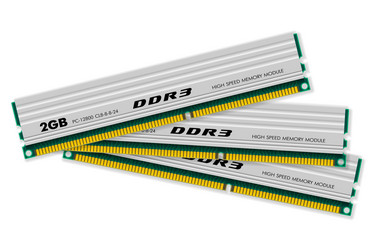DDR3 Memory Modules vector image