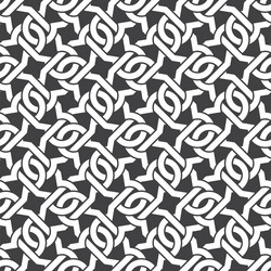 seamless pattern of intersecting curly brackets vector image